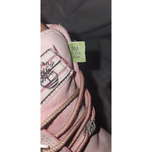 Timberland Ankle Women's Light Pink Suede  Waterproof Boots  Size 9M - Picture 5 of 6